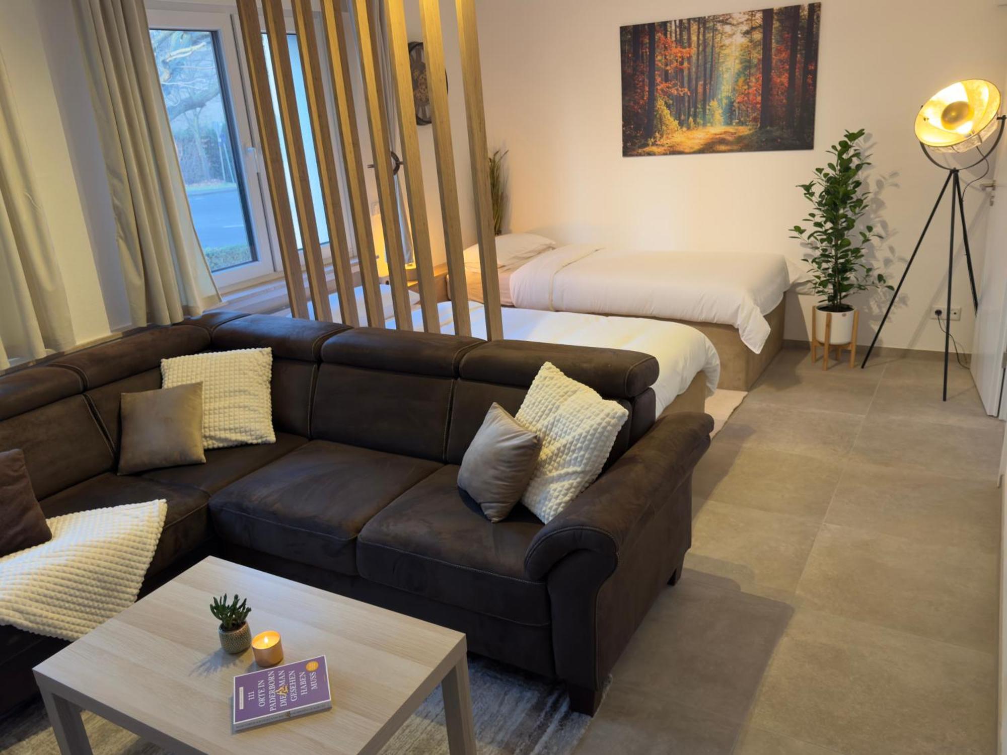 Moderne Wohnung Mit Waldflair Und Kaffeegenuss Paderborn Ngoại thất bức ảnh